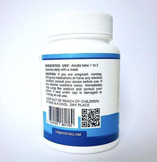 Pineapple Bromelain 2400 GDU/g: 400 mg × 100 Caps – Enteric Coated - Image 3