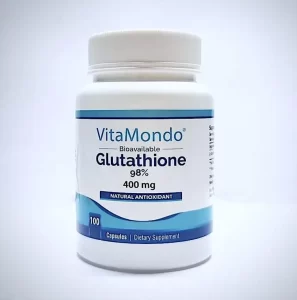 glutathione 98 L-Glutathione Supplement 98% (GSH): 400 mg * 100 Capsules – Antioxidant