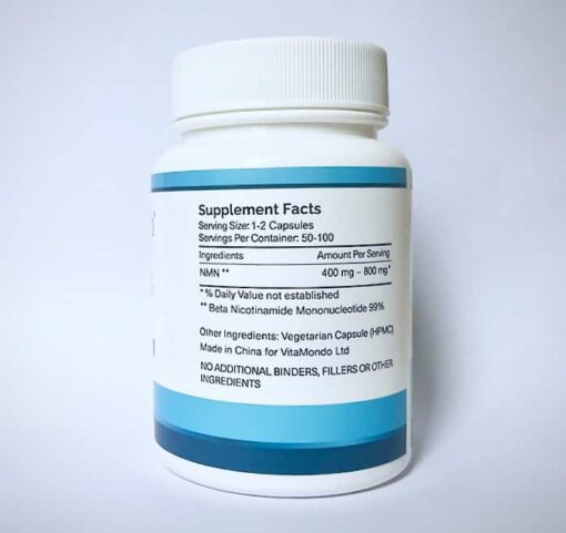 NMN 99% Enteric-Coated 400mg * 100 Caps – NAD+ & Healthy Aging Support - Image 4