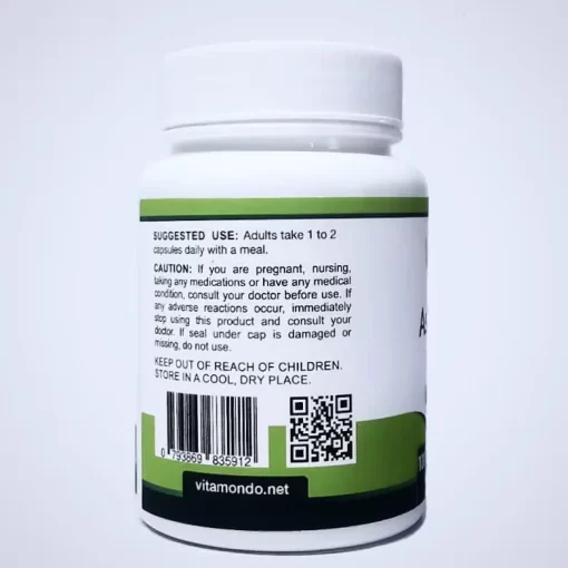 Ashwagandha Root 500mg * 100 Capsules – Stress & Relaxation Support - Image 3