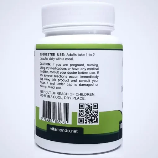 Organic Bacopa Monnieri 500mg – 100 Caps – Cognitive & Memory Support - Image 4