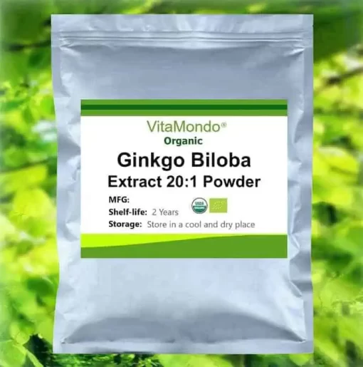 Organic Ginkgo Biloba Extract 20x Powder