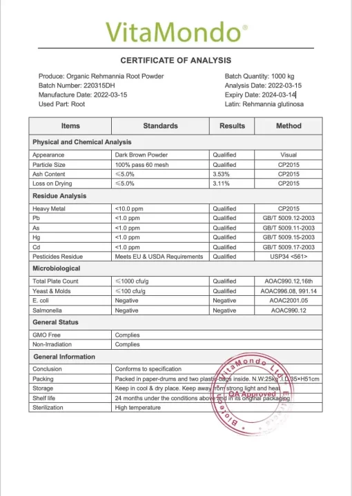 Premium Prepared Rehmannia Root: 100g–1kg – Kidney & Vitality Support - Image 4