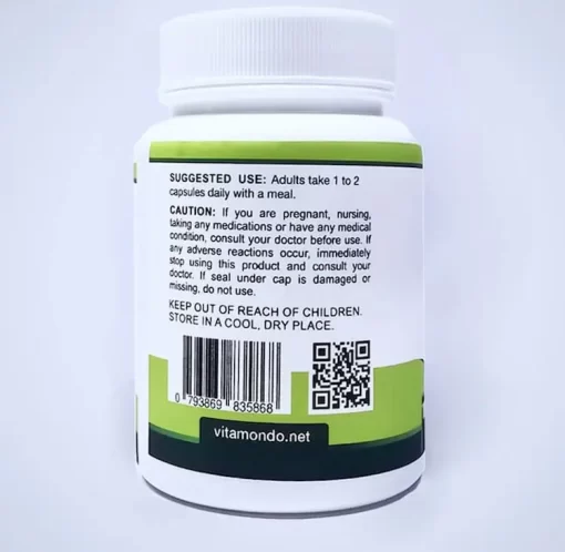 Organic Resveratrol 98% – 500mg * 100 Caps – Heart & Healthy Aging Support - Image 3