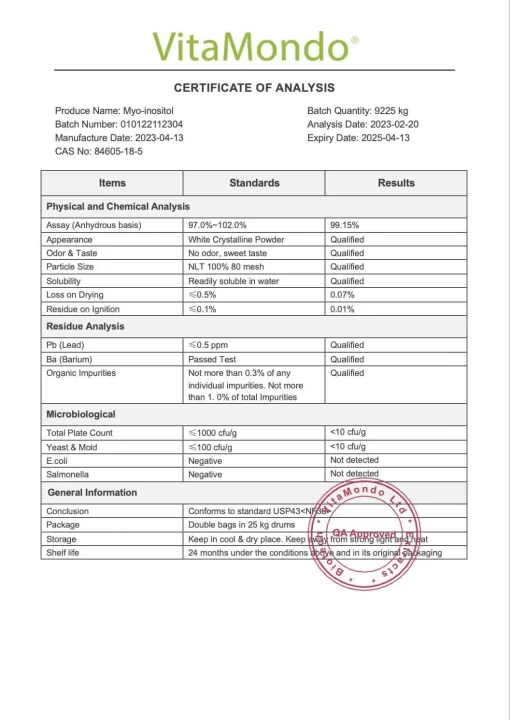 Premium Myo-Inositol 99%: 100g–1kg – Nerve & Liver Function - Image 3